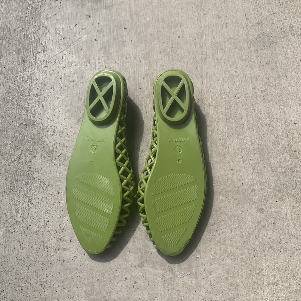 American Apparel Los Angeles Apparel pvc jelly sandals flats summer shoes - Picture 3 of 3